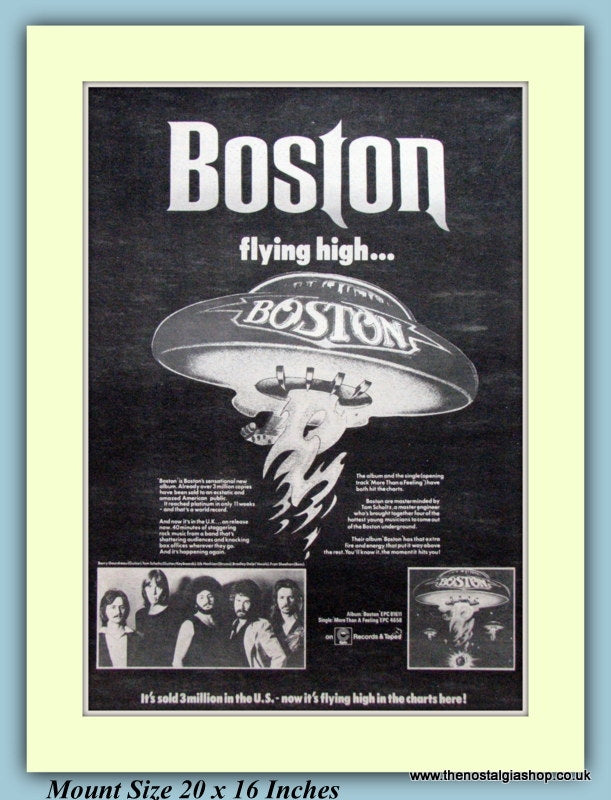 Boston Flying High Original Advert 1977 (ref AD9309)