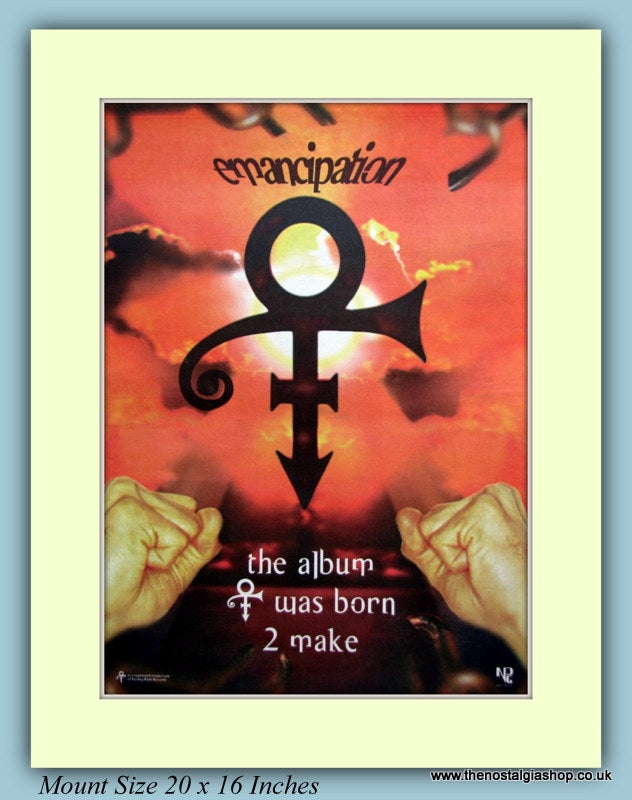 Emancipation The Album I Was Born To Make Original Advert 1996 (ref AD9170)