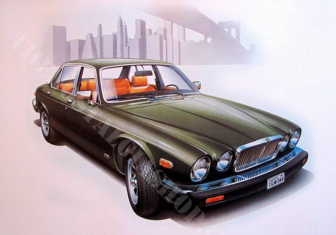 Jaguar XJ6 Series 3 1984,  large  print