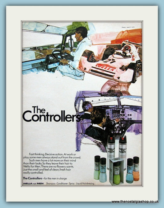 Wella For Men, Original Advert 1975 (ref AD3520)