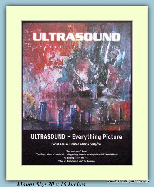 Ultrasound Everything Picture Original Advert 1999 (ref AD9183)