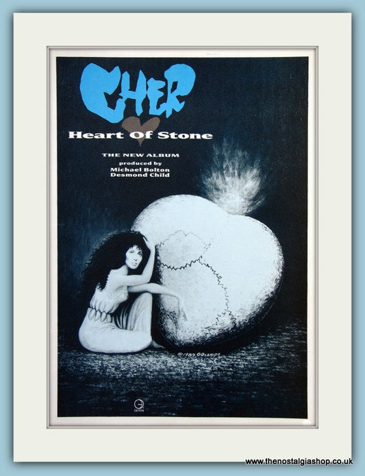 Cher Heart Of Stone Original Music Advert 1989 (ref AD3748)