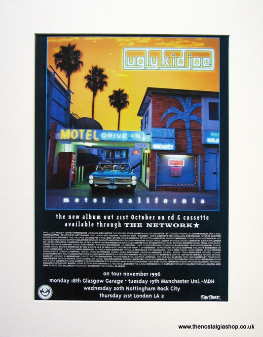 Ugly Kidd Joe - Motel California. Original advert 1996 (ref AD923)