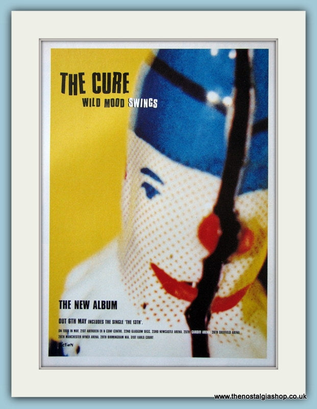 The Cure Wild Mood Swings Original Advert 1996 (ref AD4119)