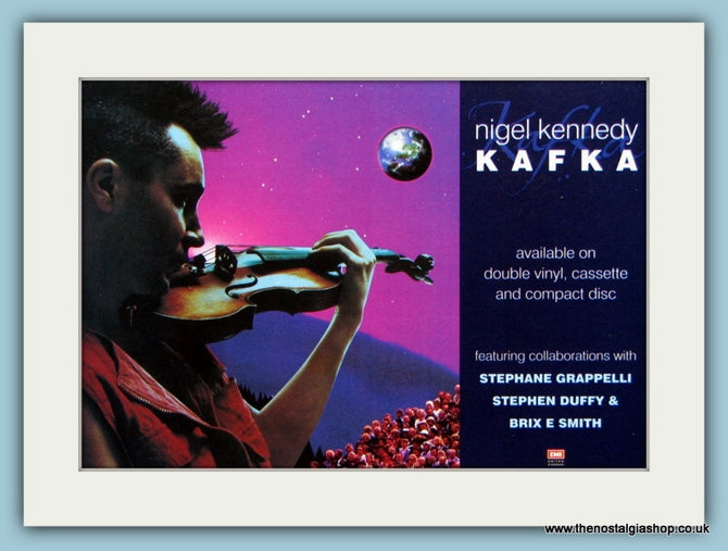 Nigel Kennedy Original Advert 1996 (ref AD1940)