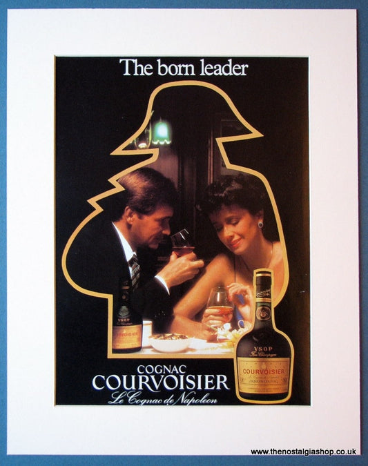 Courvoisier Cognac. Set of 2 Original adverts 1975 & 1984 (ref AD1138)