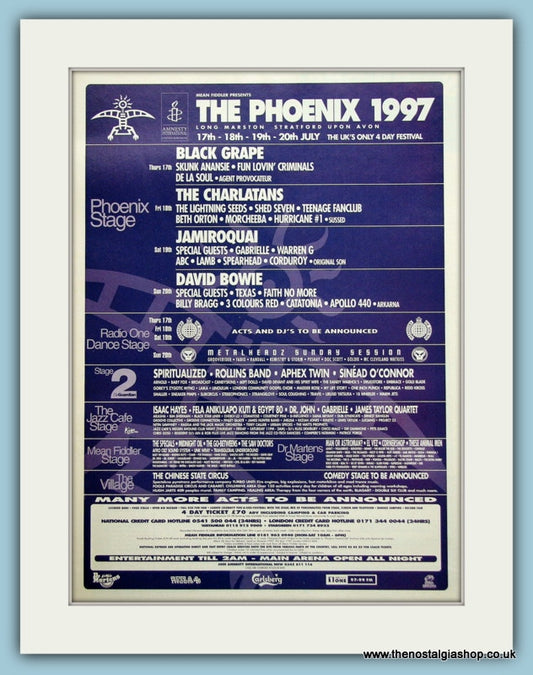 The Phoenix Festival Advert 1997 (ref AD3353)