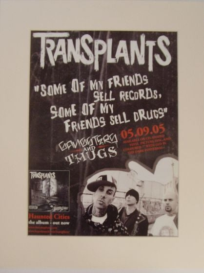 Transplants - Haunted Cities original 2005 advert(AD5138K)