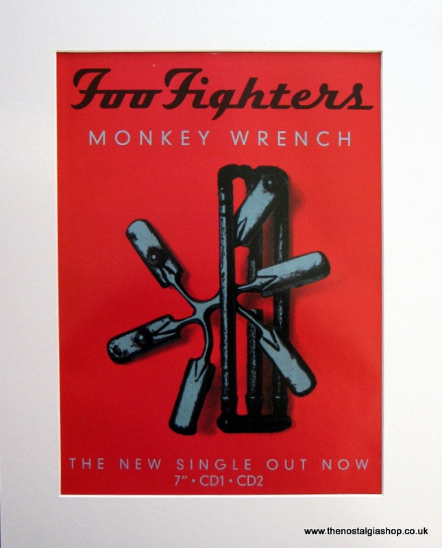 Foo Fighters Monkey Wrench 1997 Original Advert (ref AD950)