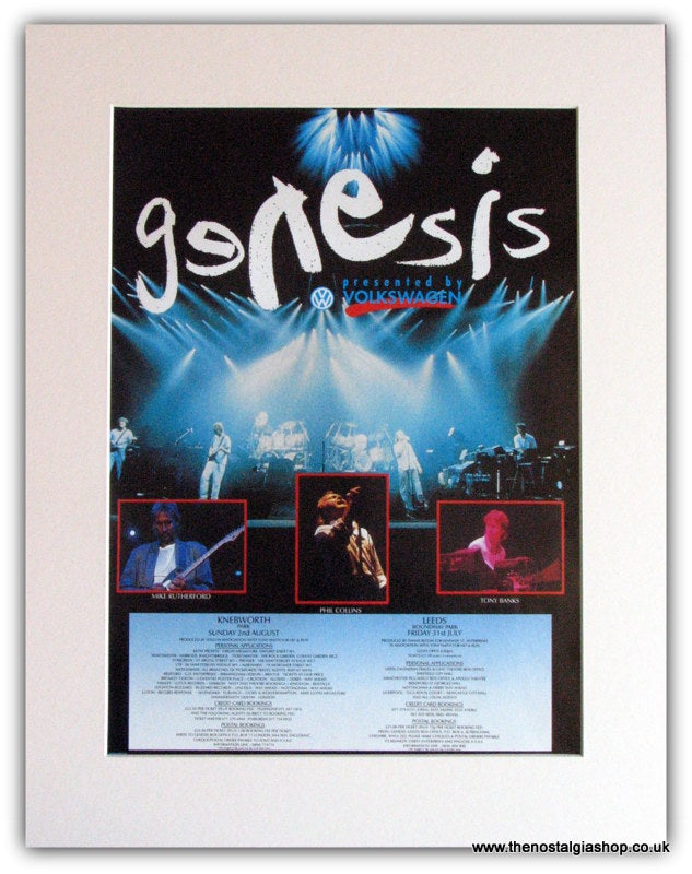 Genesis Concert Knebworth and Leeds 1992 Original Advert (ref AD1756)