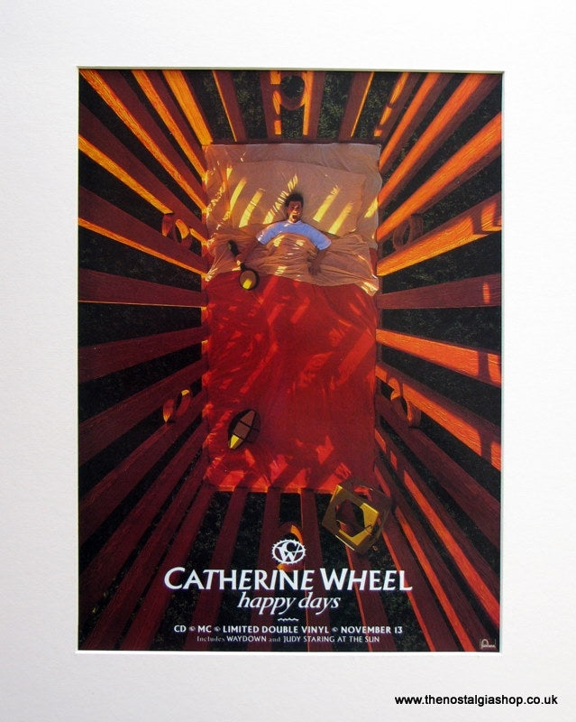 Catherine Wheel Happy Days 1995 Original Advert (ref AD944)