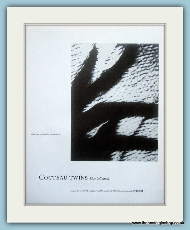 Cocteau Twins Blue Bell Knoll Original Advert 1990 (ref AD4145)