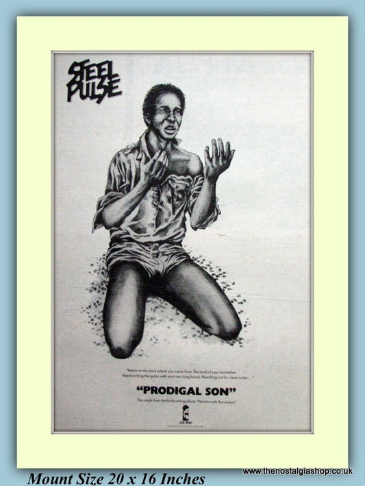 Steel Pulse Prodigal Son Original Advert 1978 (ref AD9278)