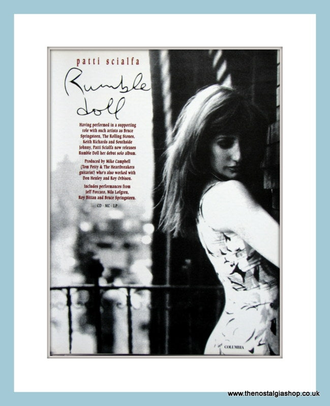 Patti Scialfa Rumble Doll 1993 original Advert (ref AD2883)