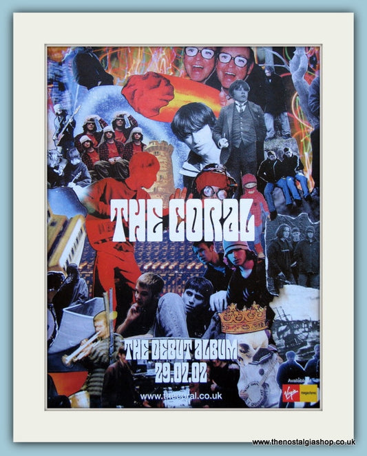 The Coral, Debut Album, 2002 Original Advert (ref AD4130)