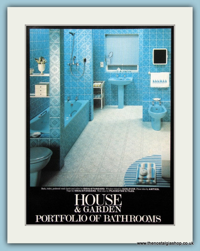 Portfolio Of Bathrooms Original Advert 1976 (ref AD2370)