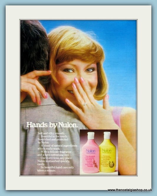 Nulon Hand Cream. Original Advert 1977 (ref AD3605)