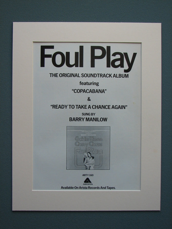 Foul Play 1979 Original advert (ref AD554)