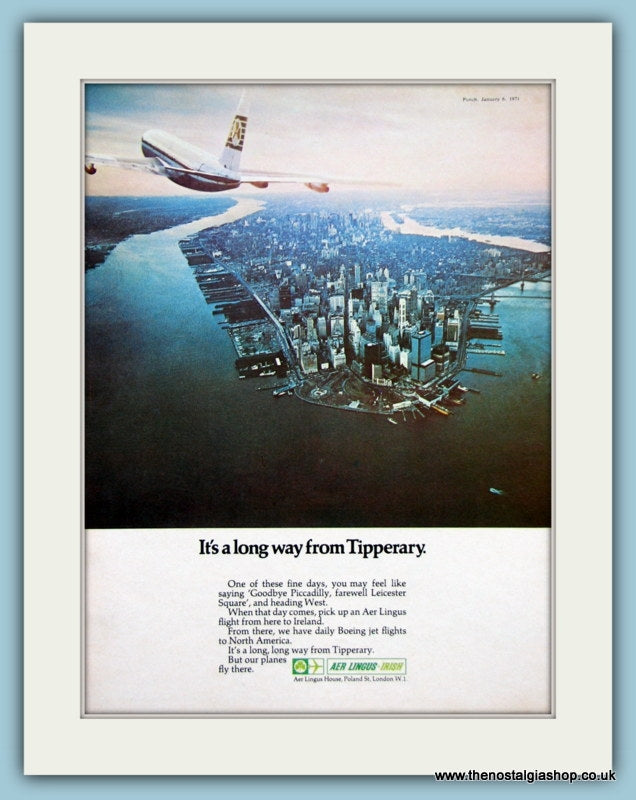 AER Lingus, Irish 1971 Original Advert (ref AD2114) – The Nostalgia Shop