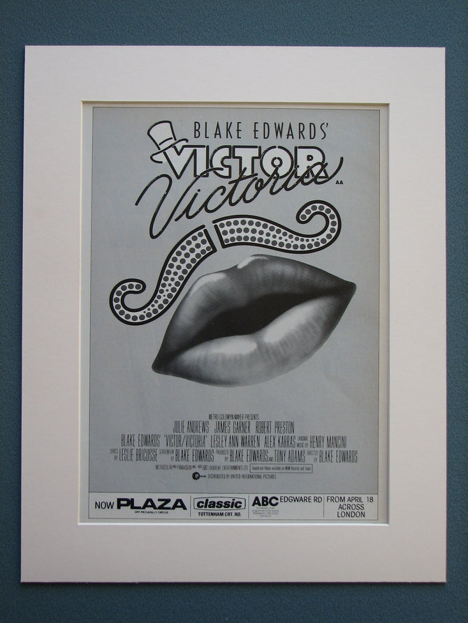 Victor Victoria 1982 Original advert (ref AD702)