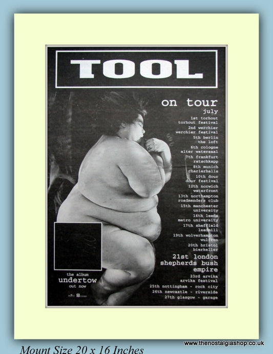 Tool On Tour July Original Advert 1994 (ref AD9156)