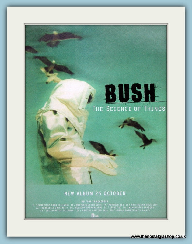 Bush The Science Of Things Original Music Advert 1999 (ref AD3516)