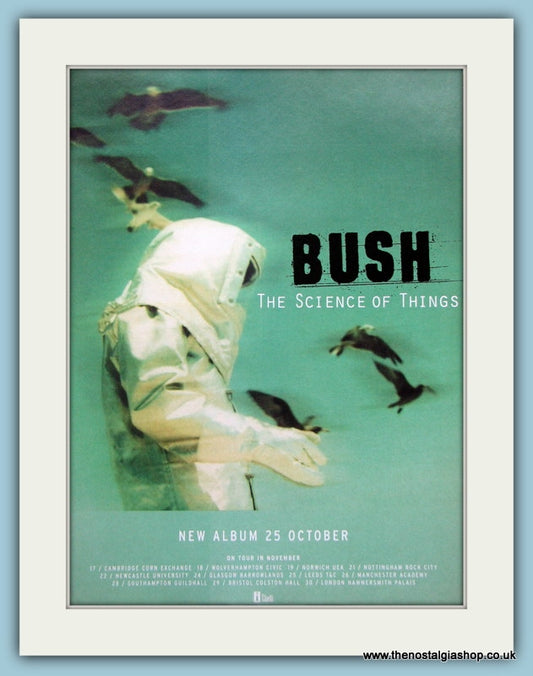 Bush The Science Of Things Original Music Advert 1999 (ref AD3516)