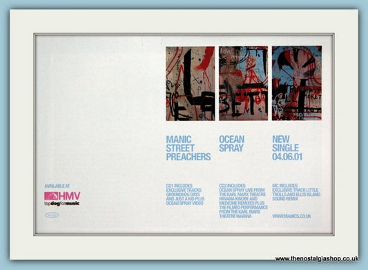 Manic Street Preachers Original Advert 2000 (ref AD1972)