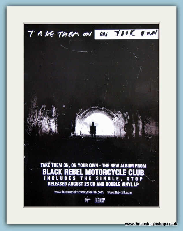 Black Rebel Motorcycle Club - Take Them On On Your Own 2003 Original A ...