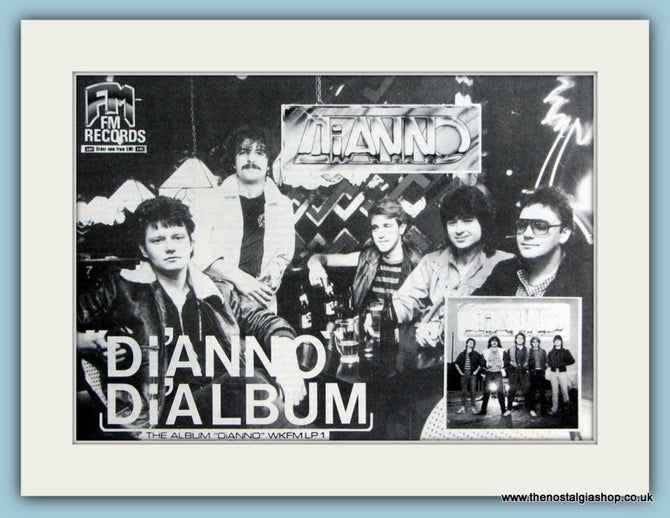 Di'anno Di'album Original Advert 1984 (ref AD4176)