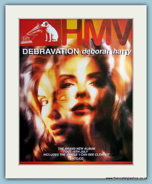 Deborah Harry Debravation Original Advert 1993 (ref AD4173)