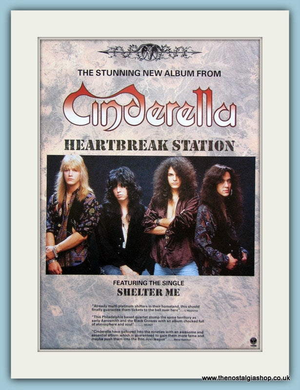 Cinderella Heartbreak Station Set Of 2 Original Adverts 1990 (ref AD4058)