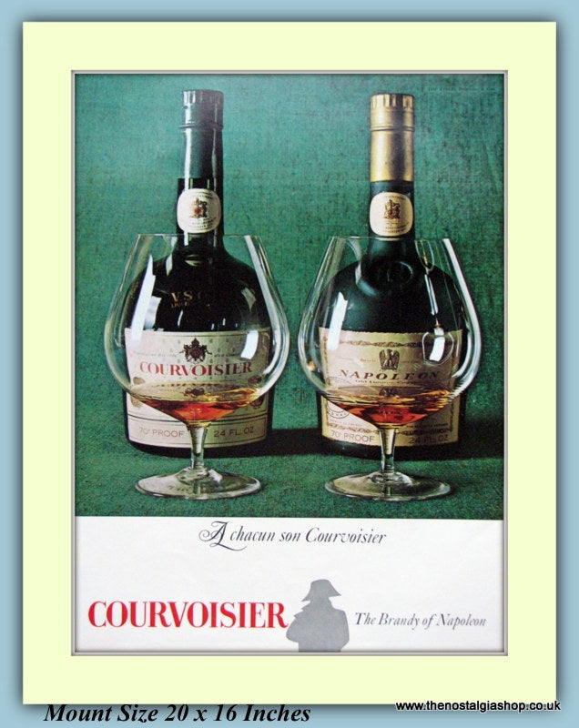 Courvoisier Brandy Original Advert 1966 (ref AD9216)