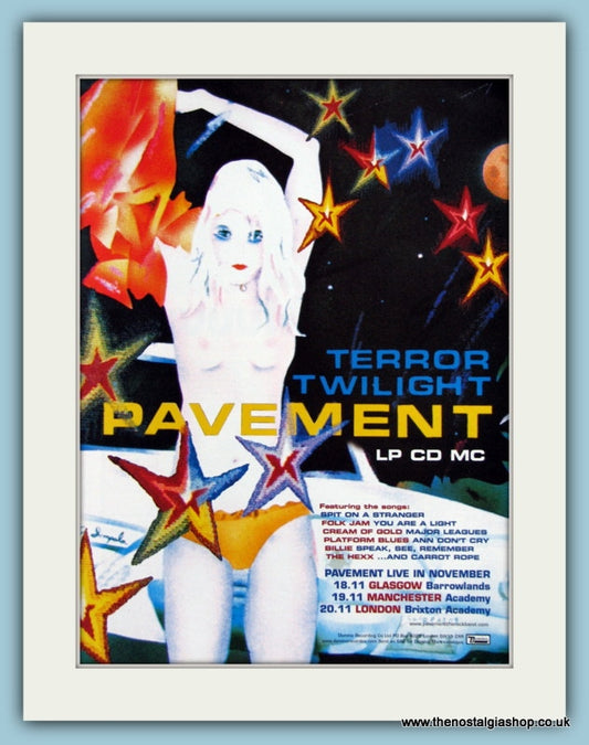 Pavement-Terror Twilight 1999 Original Advert (ref AD2927)