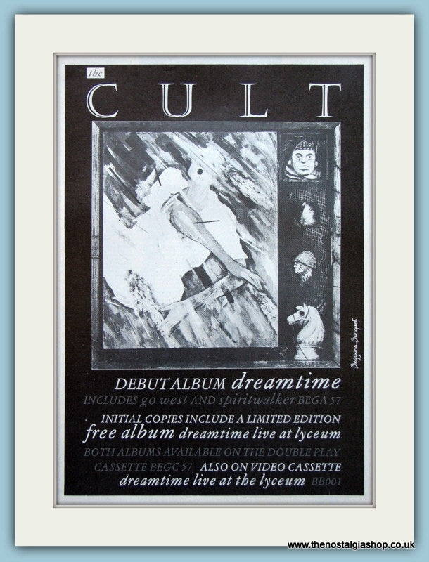 The Cult Dreamtime, 1984 Original Advert (ref AD4113)