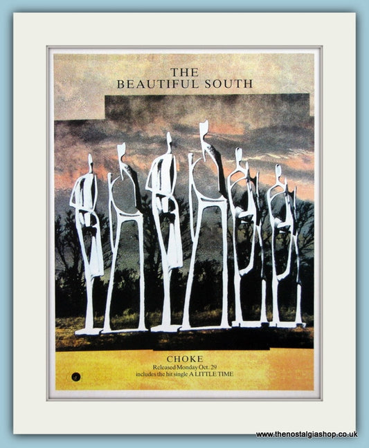 The Beautiful South Choke 1990 Original Music Advert (ref AD3425)