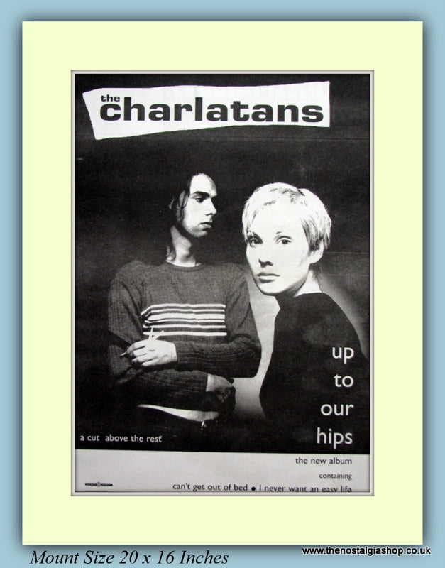 The Charlatans Up To Our Hips Original Advert 1994 (ref AD9175)