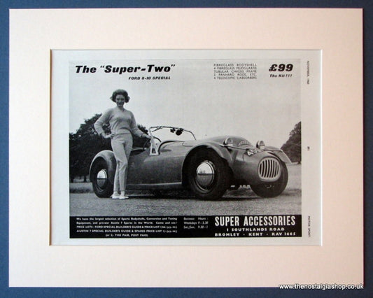 Ford 8 - 10 Special. Super Two. Original advert 1960 (ref AD1124)