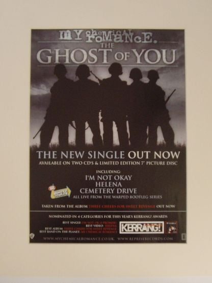 My Chemical Romance - "The Ghost of You" original advert from 2005(AD5085K)