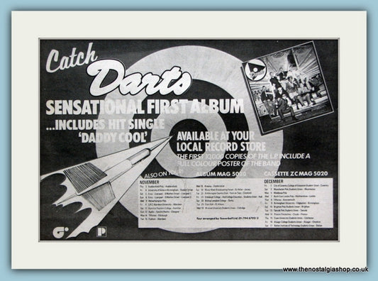 Darts 'Daddy Cool' Original Advert 1977 (ref AD2088)