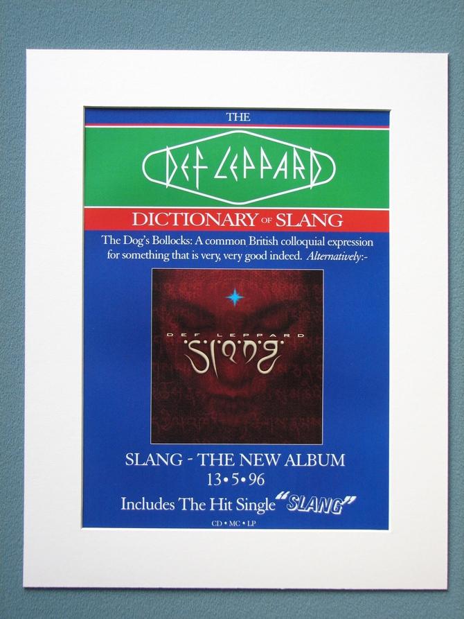 Def Leppard set of 4 Original Adverts (ref AD872)