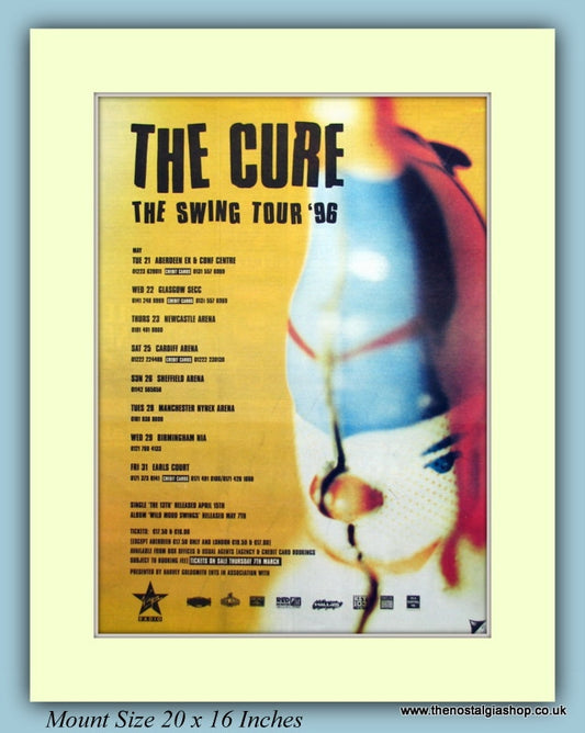 The Cure The Swing Tour 1996 Original Advert (ref AD9164)