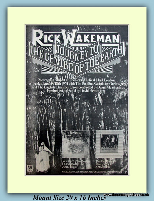 Rick Wakeman Original Advert 1974 (ref AD9068)