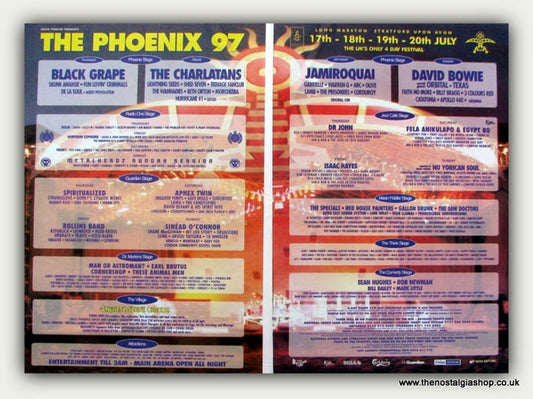 The Phoenix Festival 1997 Original Advert (ref AD9009)