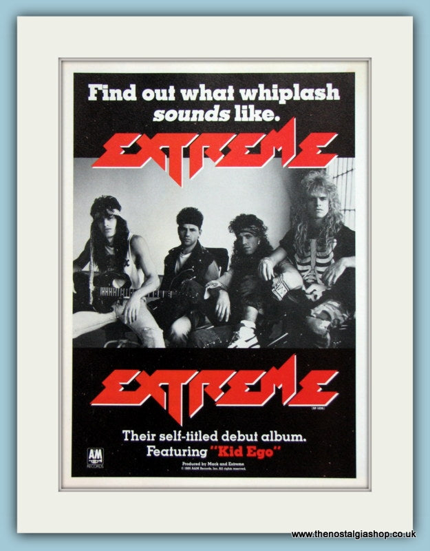 Extreme Extreme 1989 Original Advert (ref AD2919)