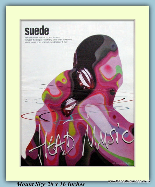 Suede Head Music Original Advert 1999 (ref AD9188)