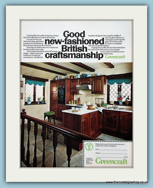 Greencraft Kitchen furniture Original Advert 1979 (ref AD2776)