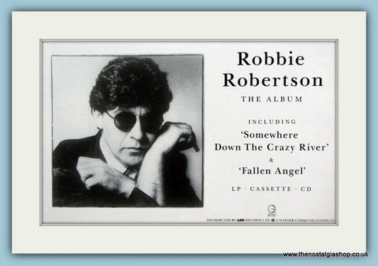 Robbie Robertson Original Advert 1988 (ref AD1888)