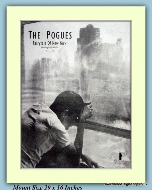 Pogues Kirsty Macoll Fairytale Of New York Original Advert 1987 (ref AD9285)