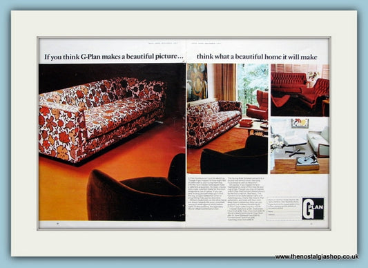 G Plan Furniture. Original Advert 1967 (ref AD2477)